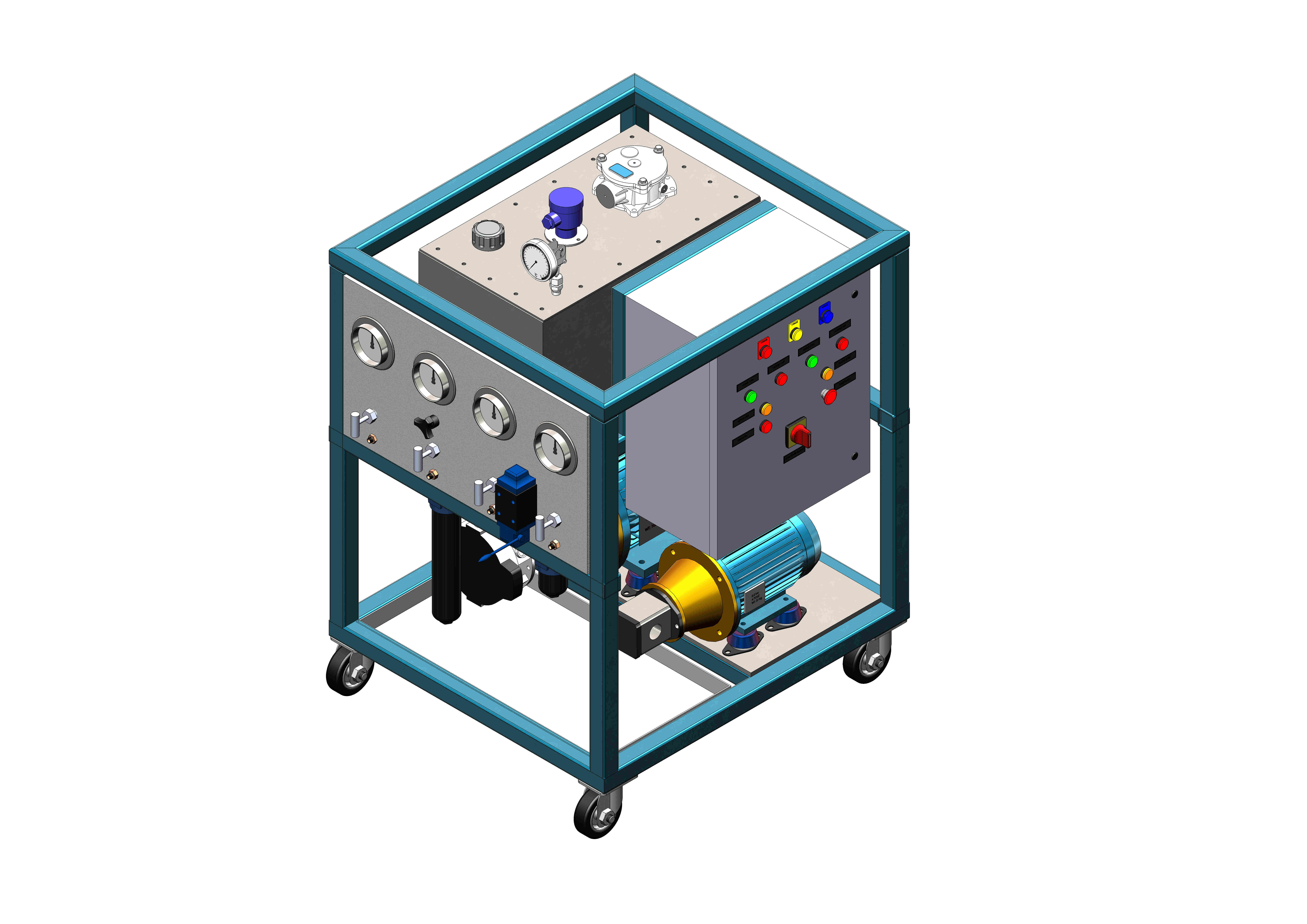 9.3KW发电机模型